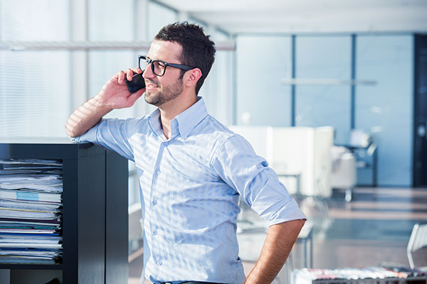 Stand up while on the phone